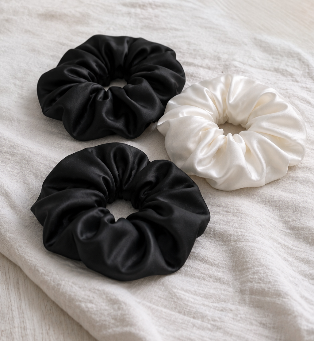Síoda Silk Scrunchie Trio